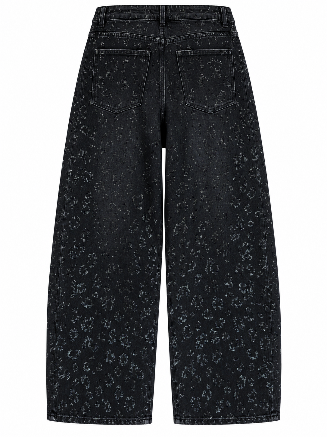 Noir Eclipse Leopard Jeans