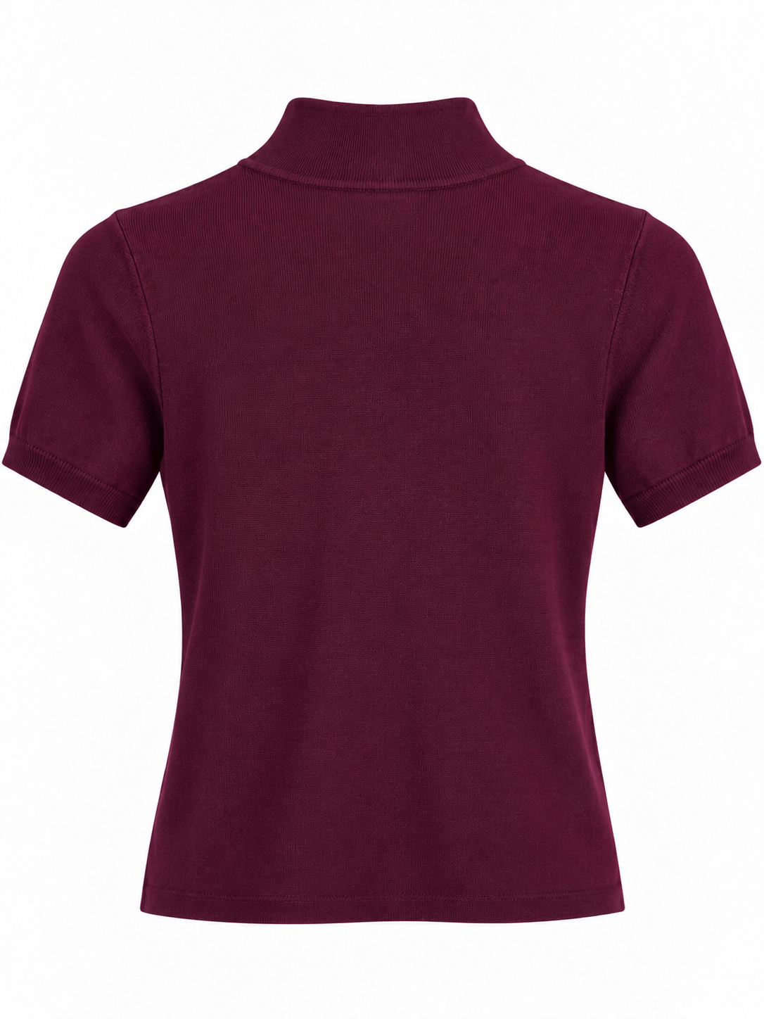 Stricktop mit Knebelverschlüssen - Bordo
