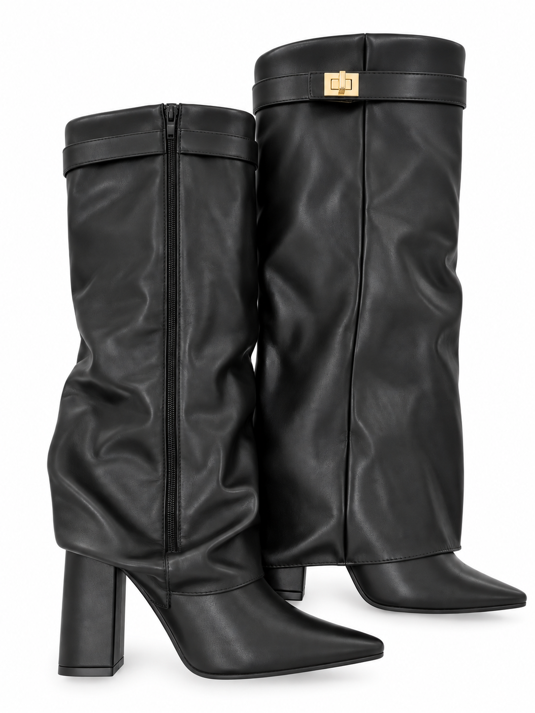 Midnight Elegance Boots - Black