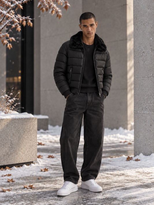 Milan Artificial Leather Jacket