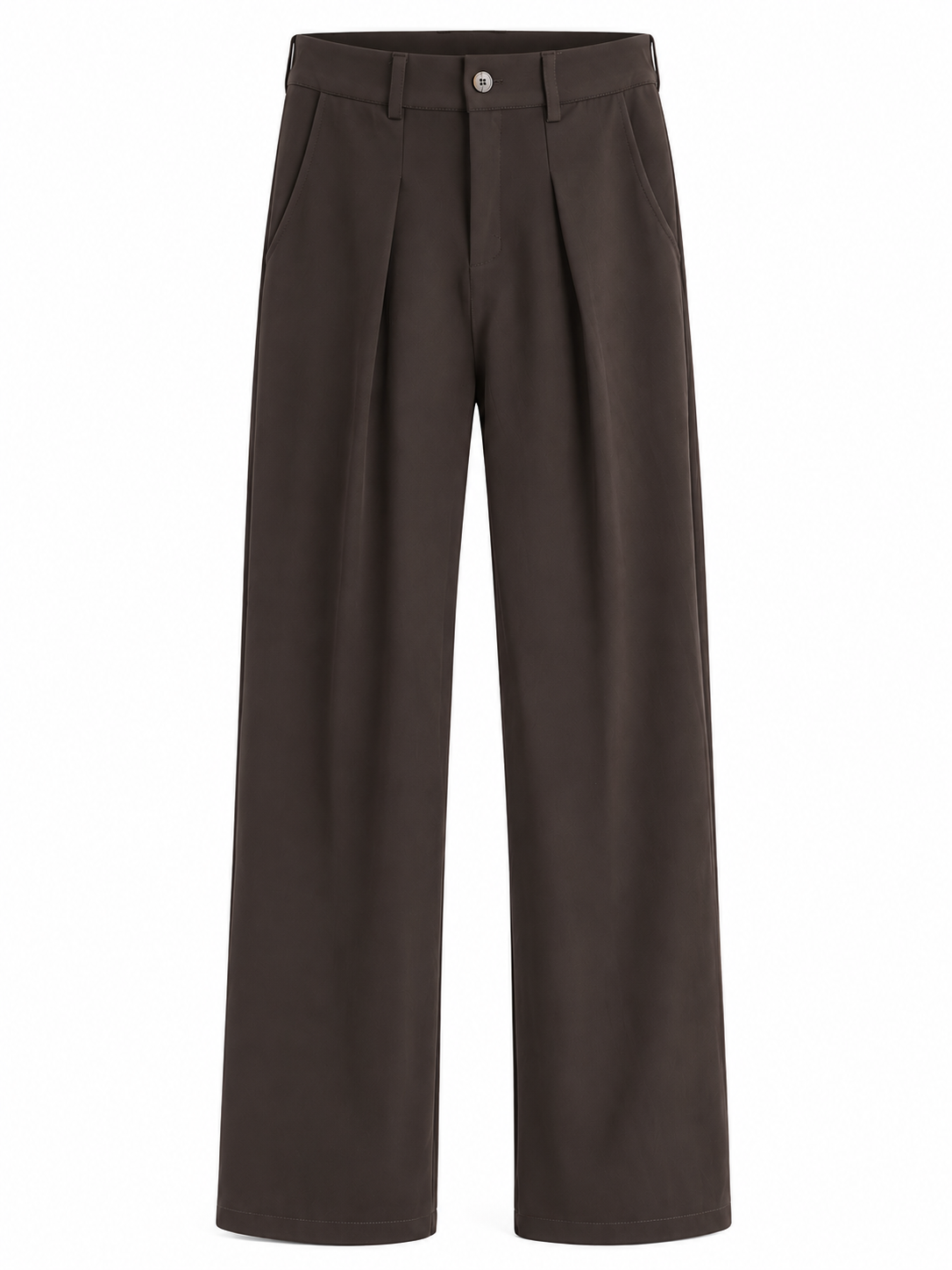 Alvero Fabric Trouser - Brown
