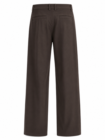 Alvero Fabric Trouser - Brown