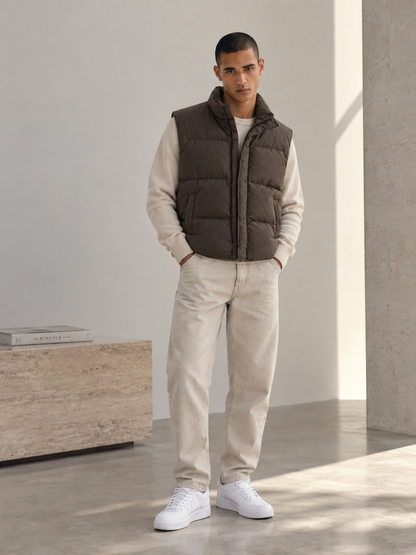 Mason Vest - Brown