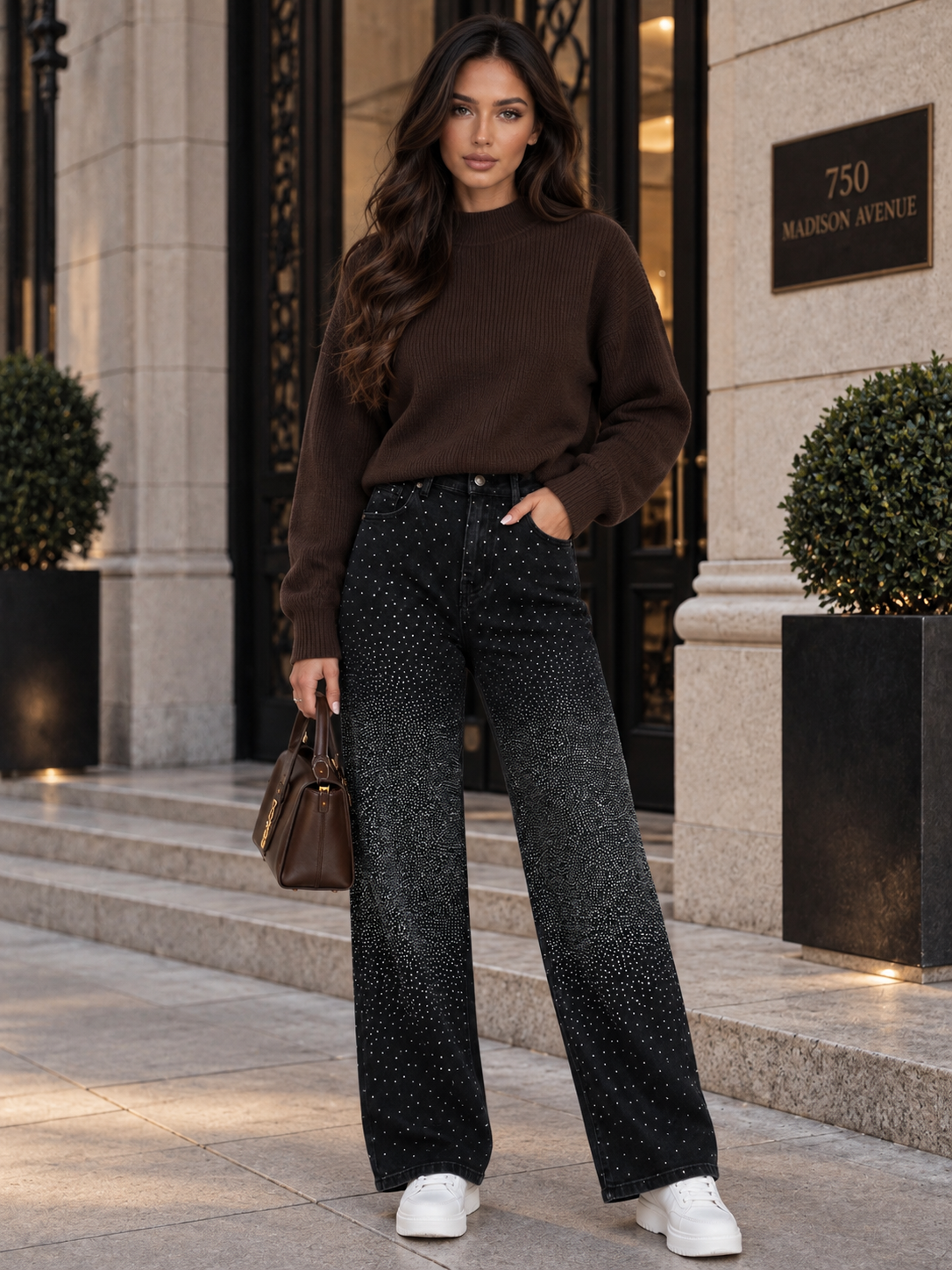 Midnight Glow Jeans - Black