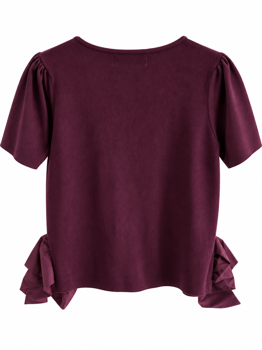 Bluse mit Schleifenrüschen - Brodo Red