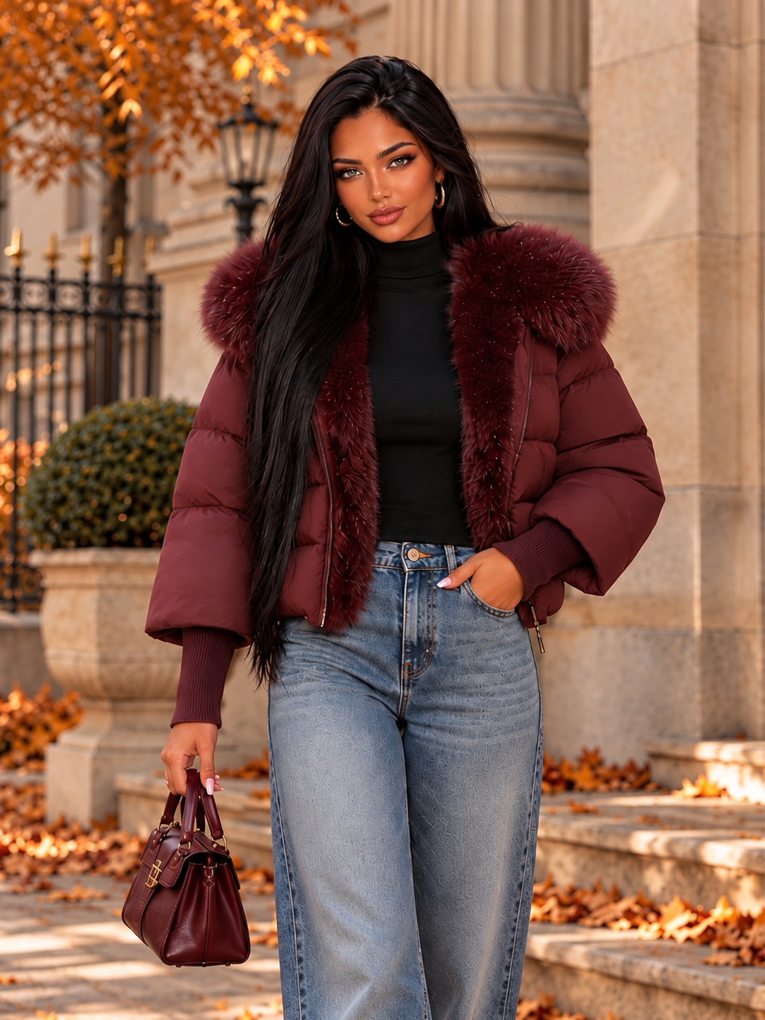 Monte Carlo Jacket - Bordo Red