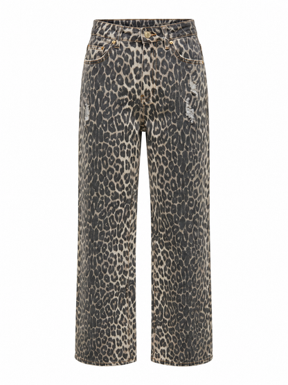 Savannah Leopard Jeans