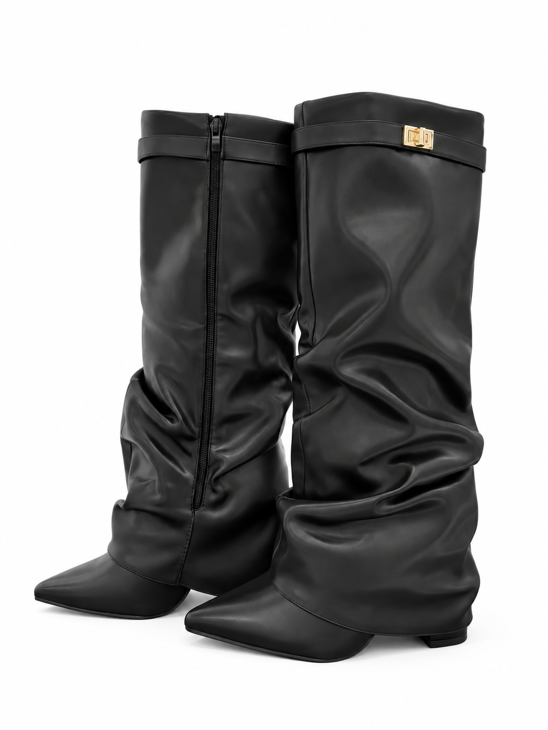 Noir Elegance Boots - Black