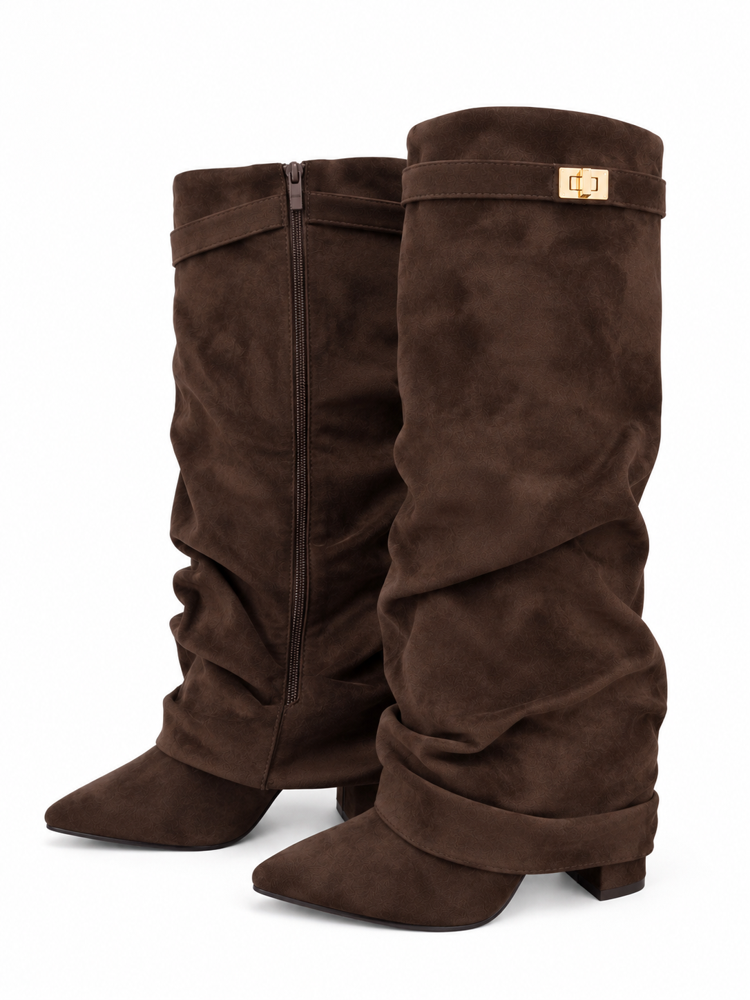 Espresso Luxe Boots - Brown