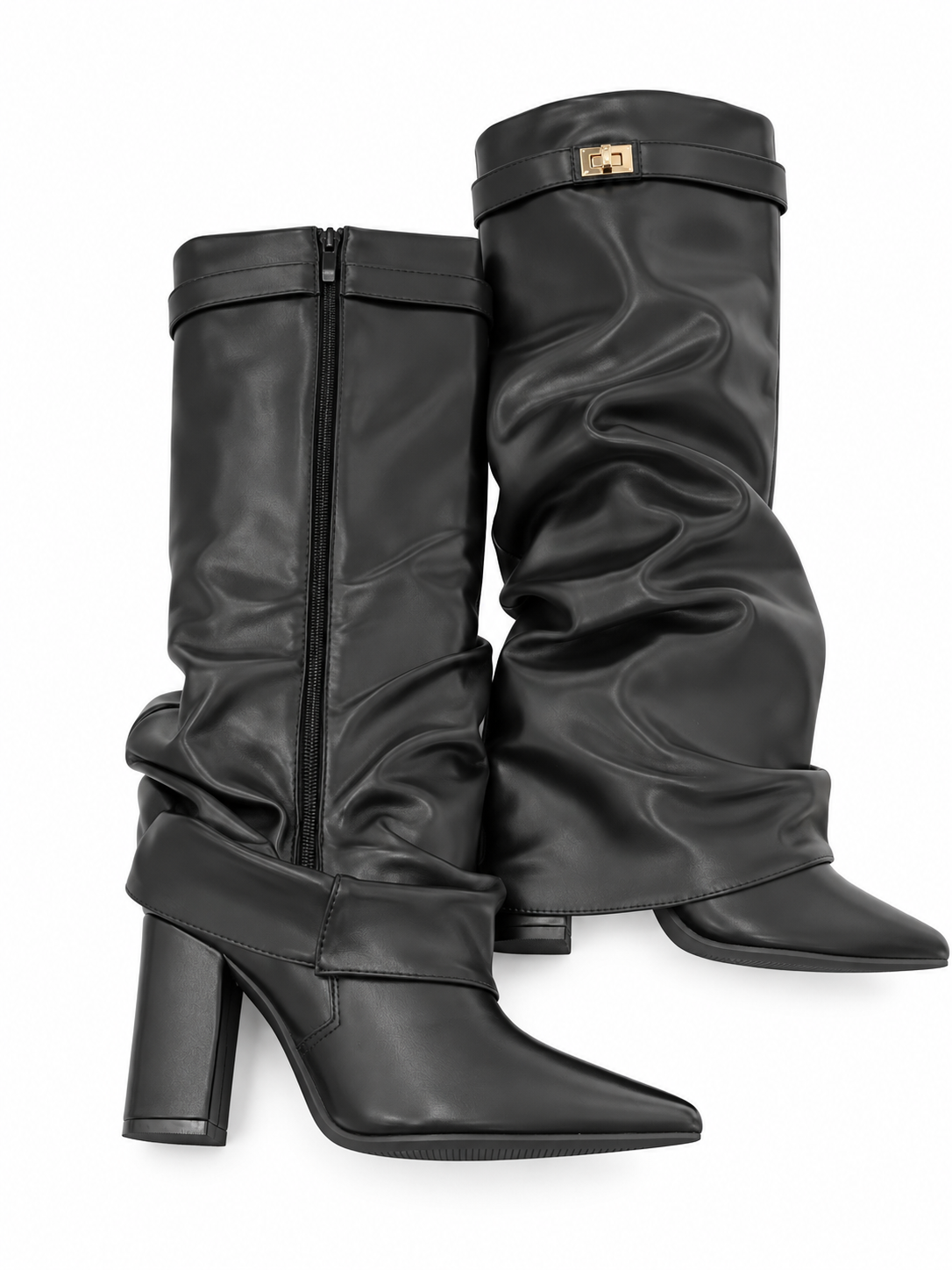 Noir Elegance Boots - Black