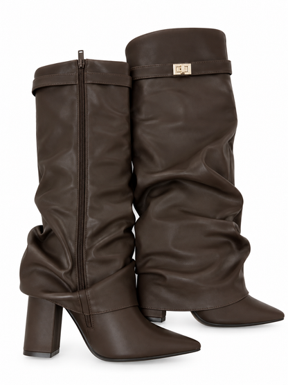 Chocolate Luxe Boots - Dunkelbraun