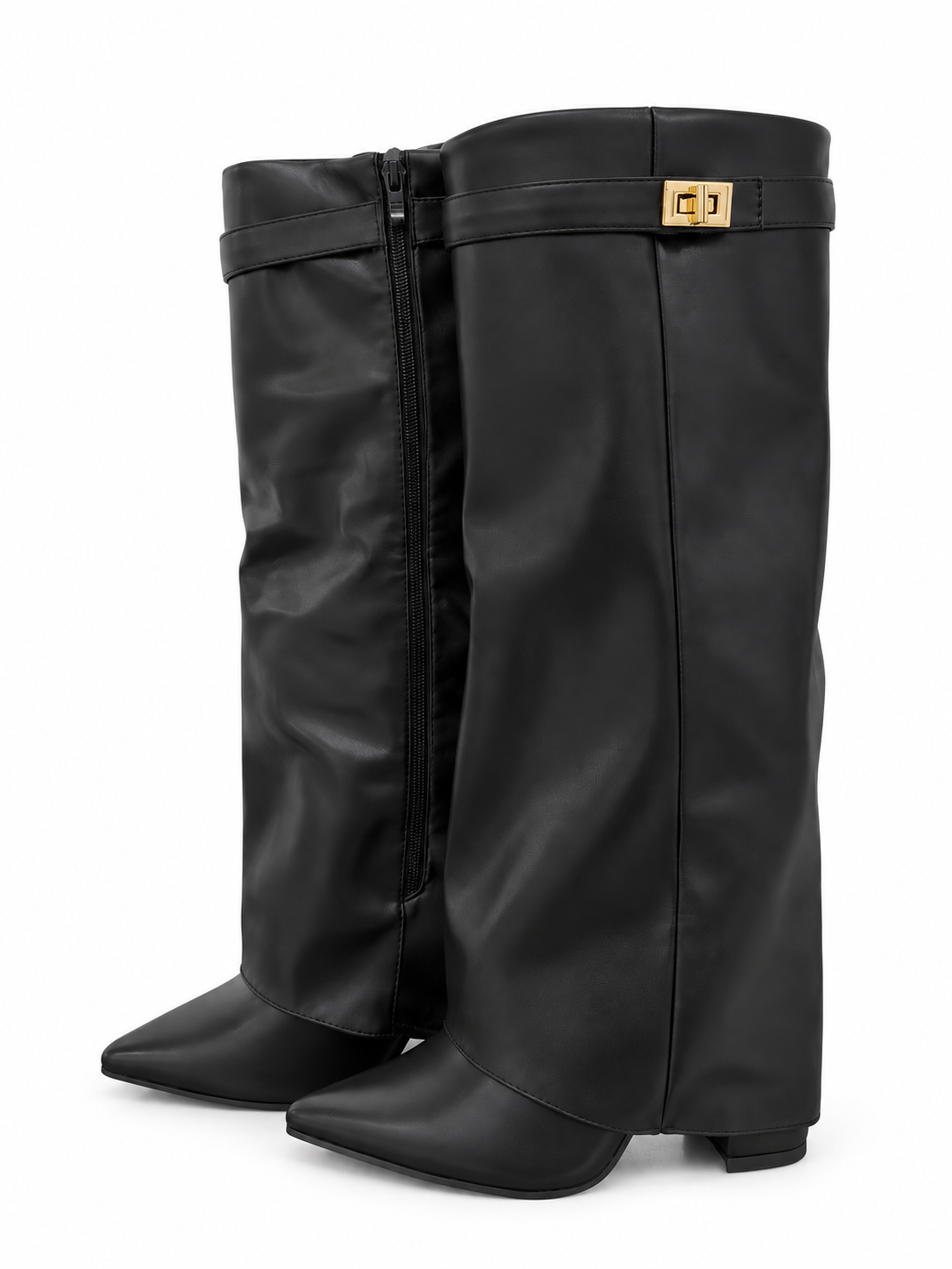 Midnight Elegance Boots - Black